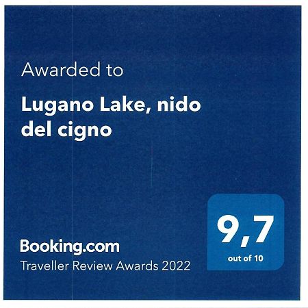 Lugano Lake, nido del cigno Oria  Exterior foto