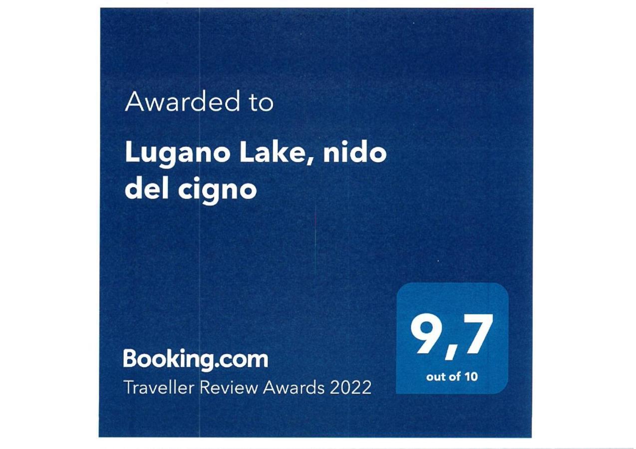 Lugano Lake, nido del cigno Oria  Exterior foto